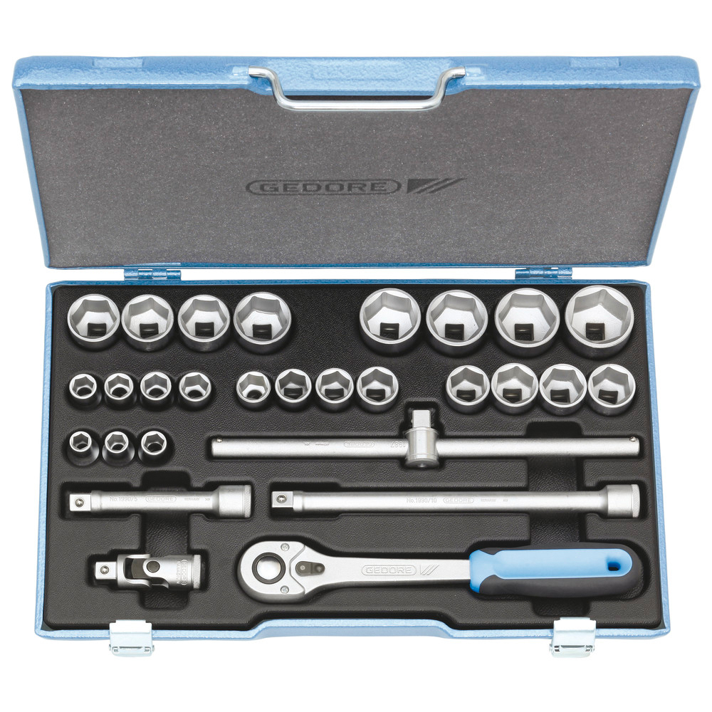 Steckschlüsselgarnitur 1/2" 28-teilig 19 VMU-10