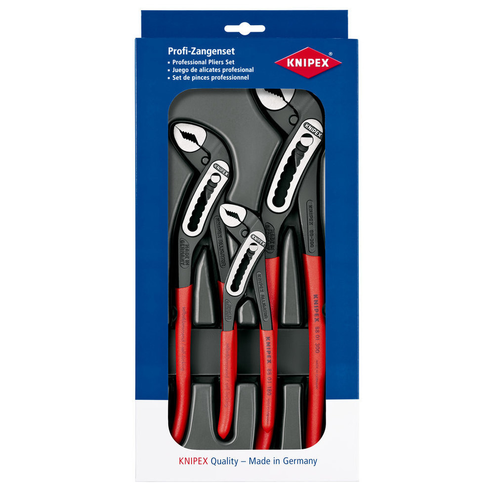 Zangenset Alligator 3tlg. im Karton Knipex