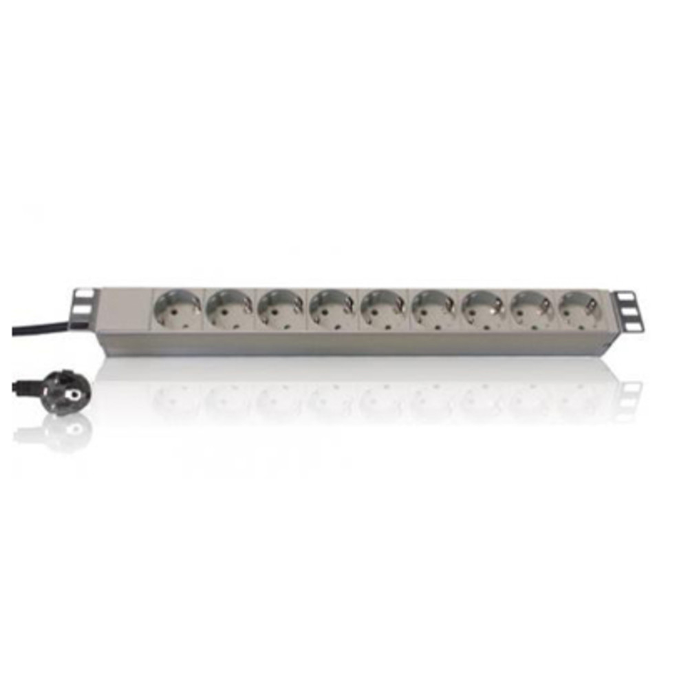 Steckdosenleiste 19" IT PDU Basic, ohne Schalter, 9-fach