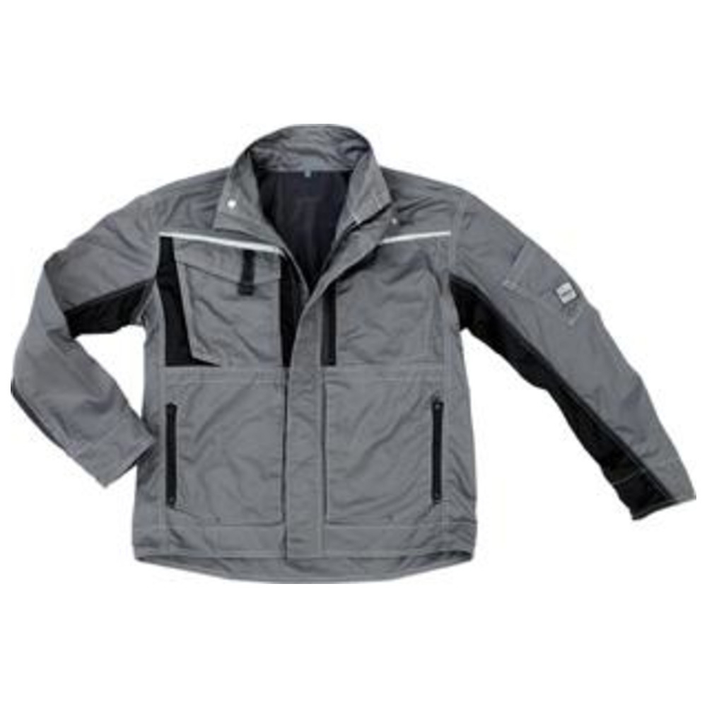 Arbeitsjacke Champ, Gr. L, grau/schwarz