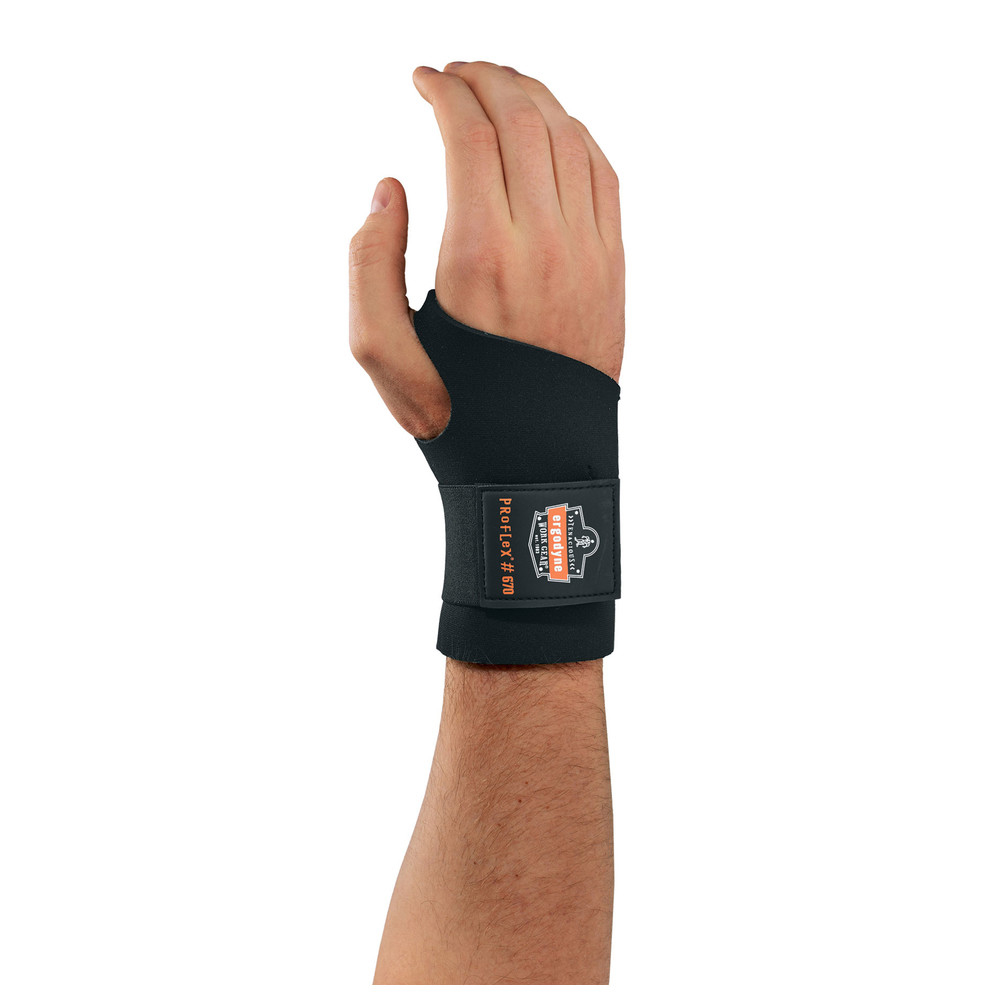 Handgelenkbandage Single Strap Proflex 670, L, schwarz