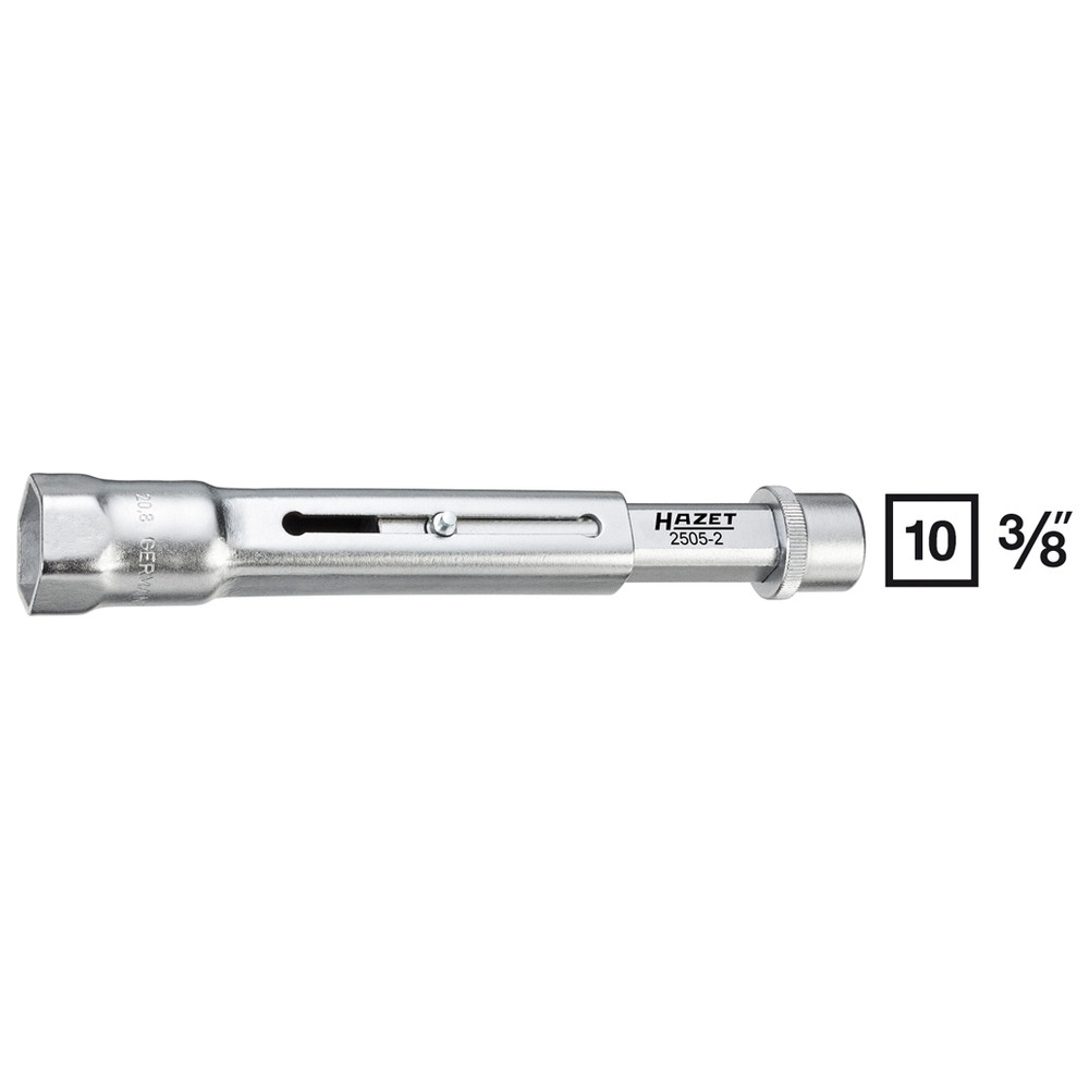 Zündkerzen-Schlüssel 2505-2 - Vierkant hohl 10 mm (3/8 Zoll) - Außen-Sechskant