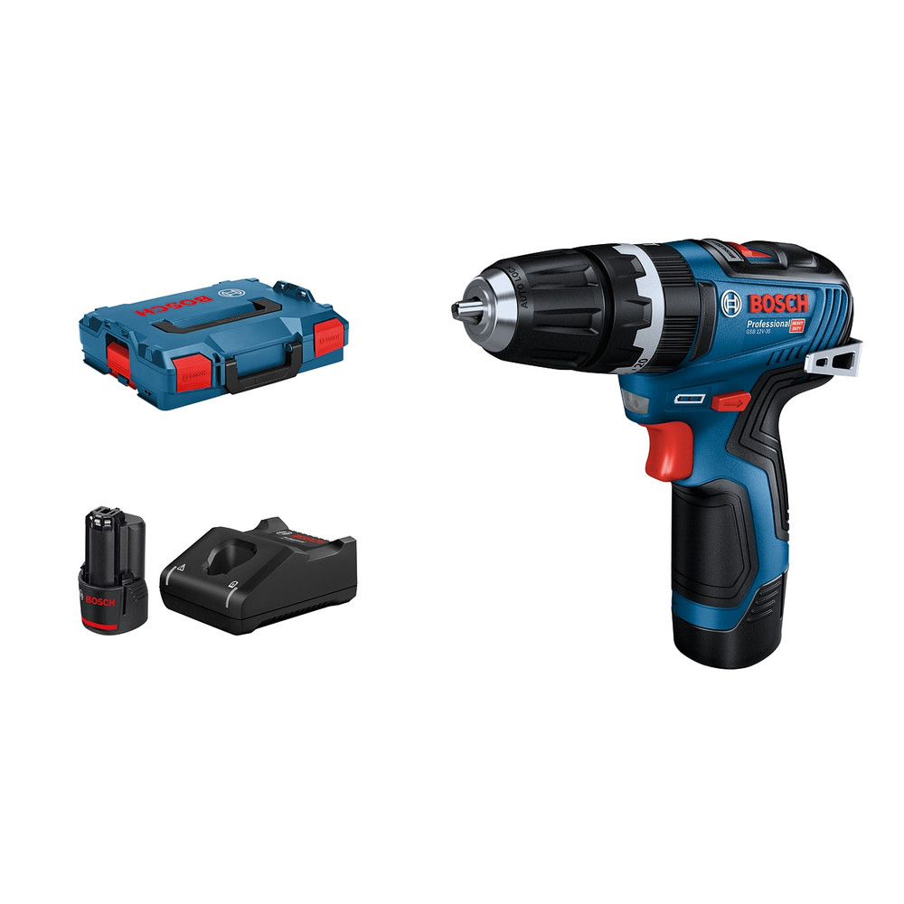 Akku-Schlagbohrschrauber GSB 12V-35, 2 x 3,0 Ah, L-BOXX