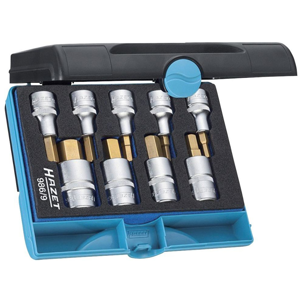 Schraubendreher-Einsatzgarnitur 1/2" 13-teilig 5-19 mm i6-kant