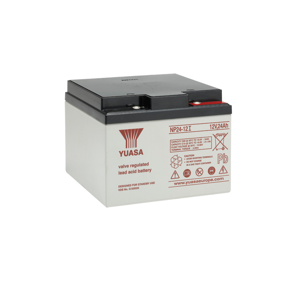 Blei-Akku NP24-12I, 12V, 24 Ah, 166 x 175 x 125 mm
