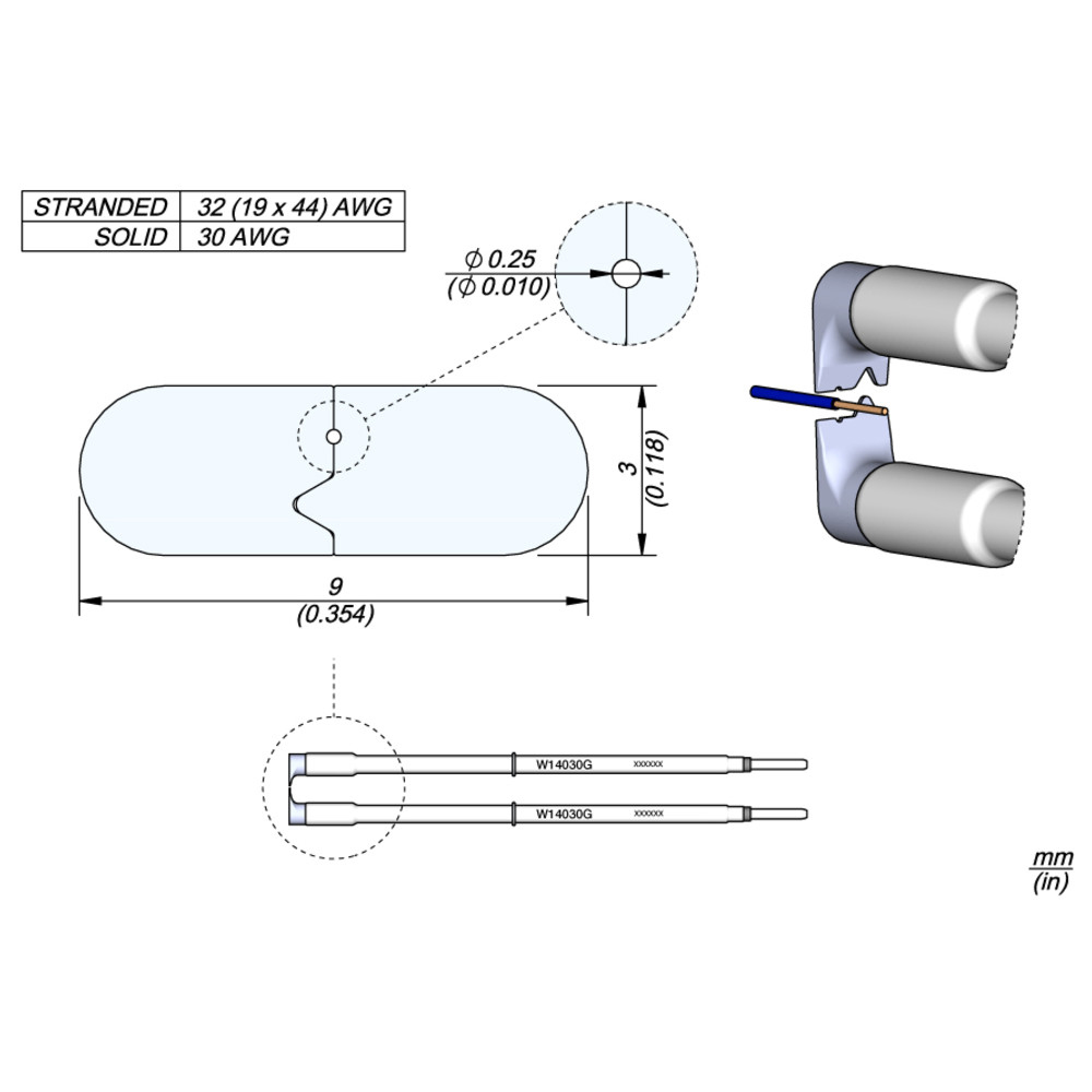 JBC Abisolierkartusche, AWG 30