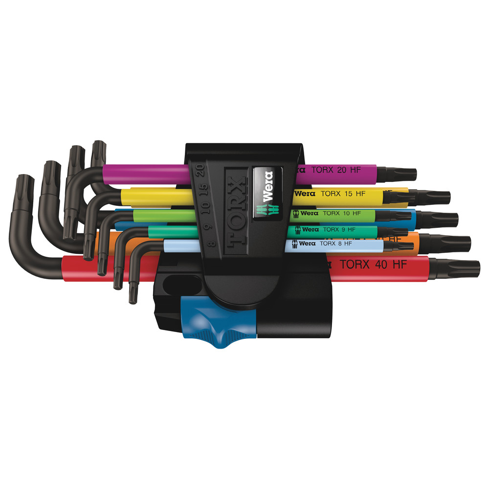 Winkelschlüsselsatz 967/9 TX Multicolour HF 1, Haltefunktion, 9-teilig