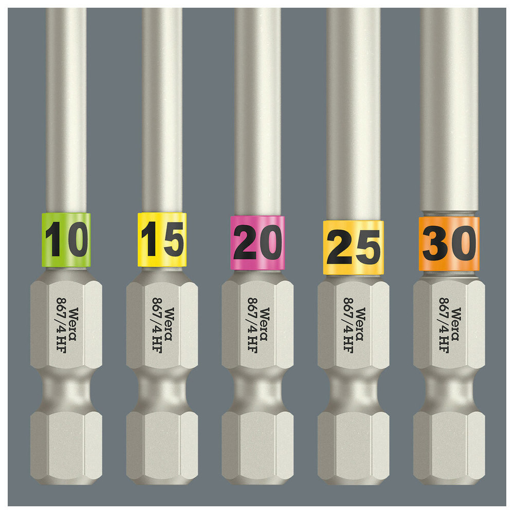 Bit zähhart 1/4" DIN 3126 E6,3 T8x50mm Haltefunktion Wera