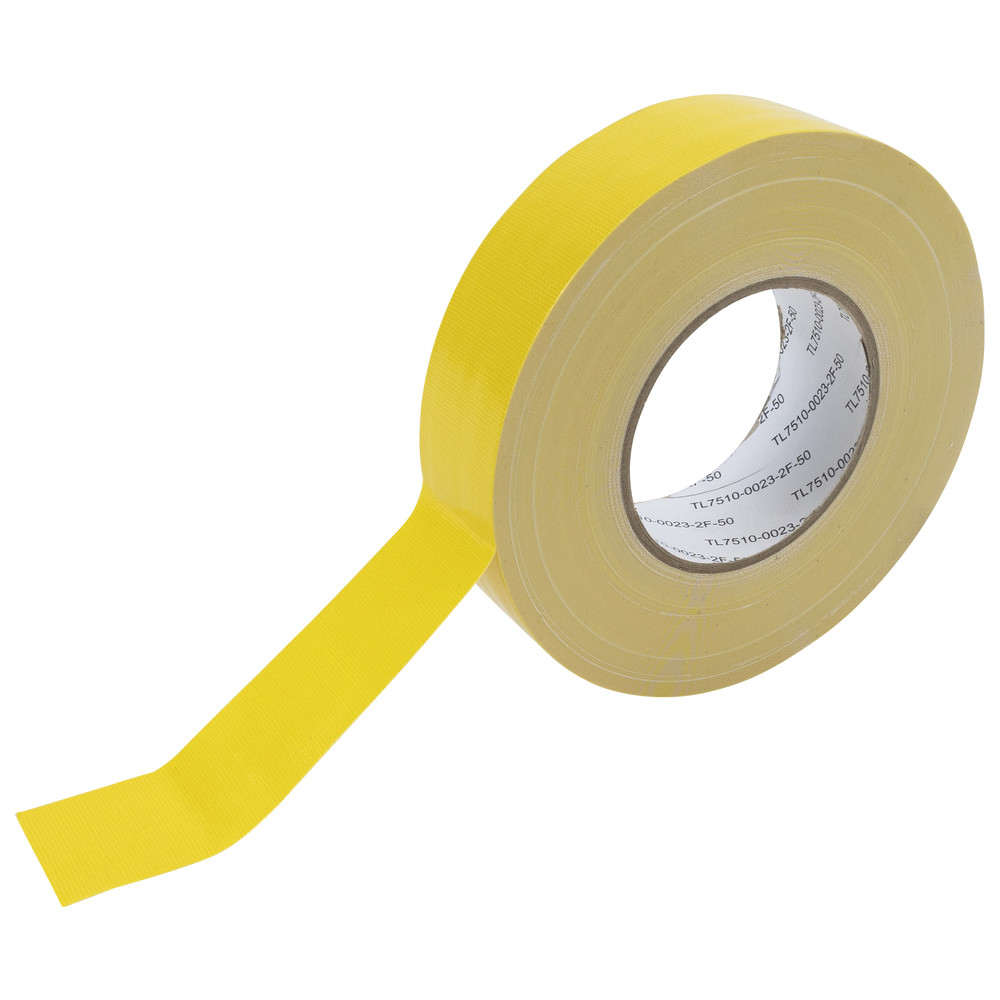 Gewebeklebeband, selbstklebend, schwefelgelb