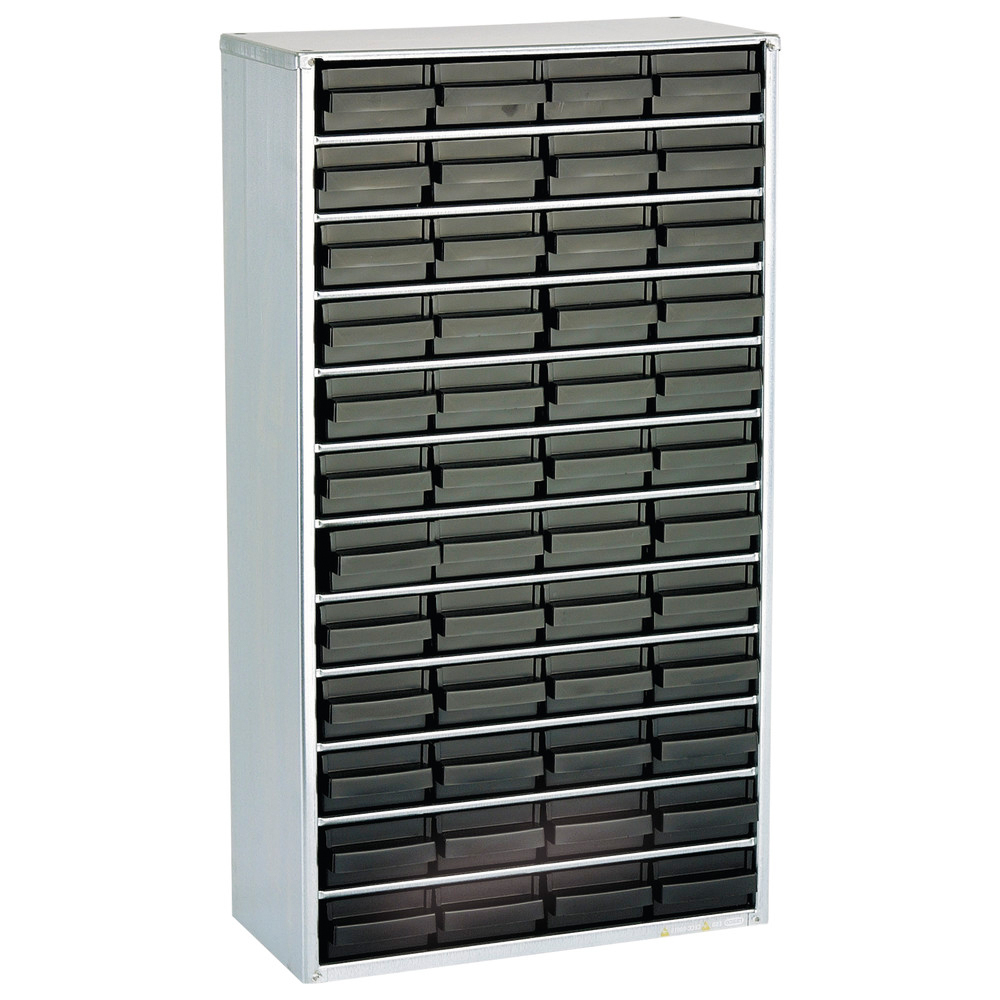 Raaco Stahlmagazin, ESD, 48 Schubladen