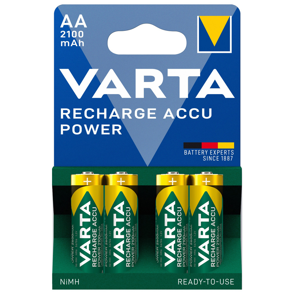 NiMH Akku, AA/Mignon/HR06, 1,2 V, 2.100 mAh