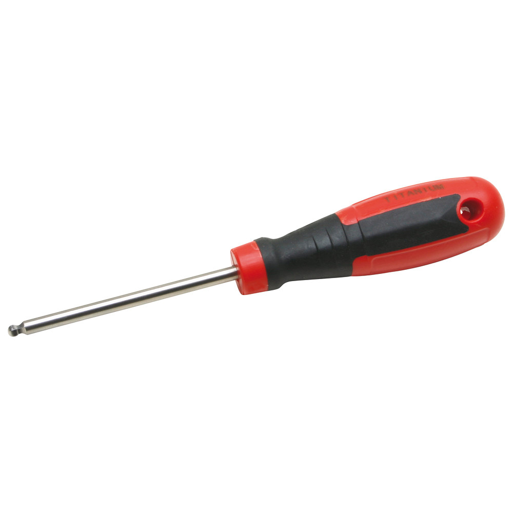 WETEC Sechskantstiftschlüssel, gerader Griff und Kugelkopf, Titan, SW 1,5 mm