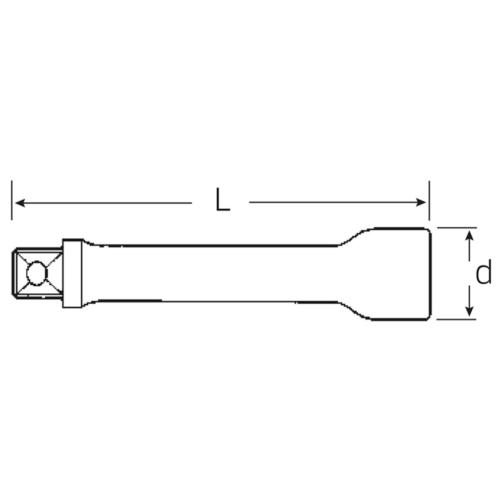 427 Verlängerungen 3/8 125 mm