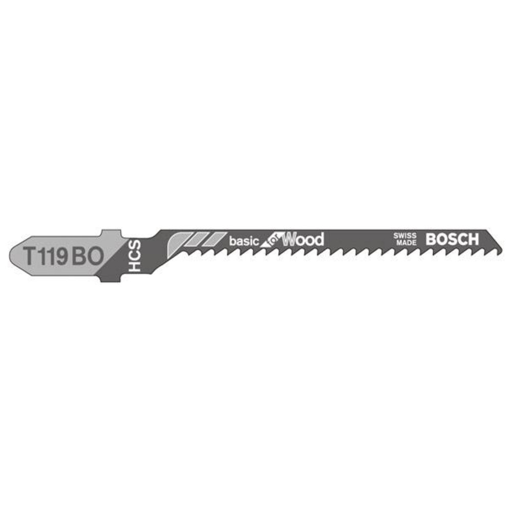 Stichsägeblatt T 119 BO Basic for Wood, 5er-Pack