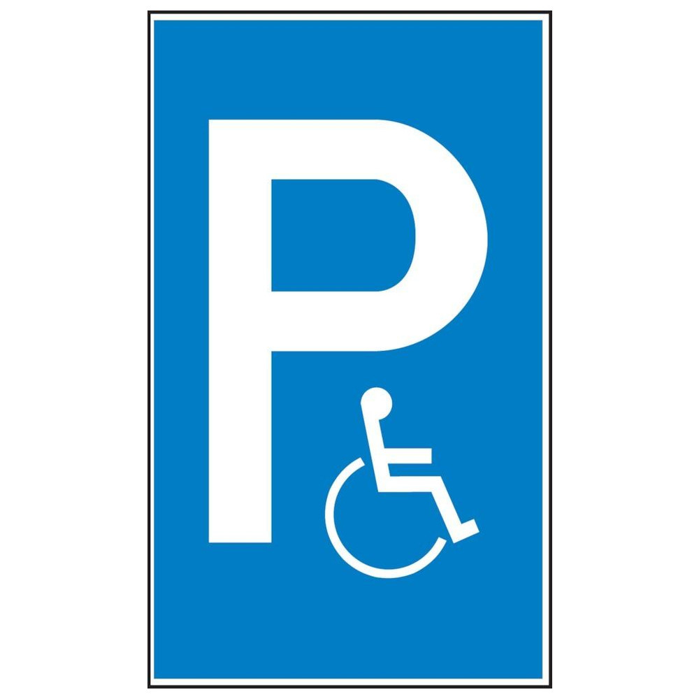 Parkpl-Schild Rollst Alu 400 x 600 mm