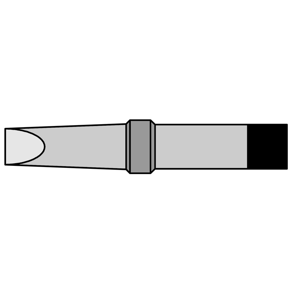 Lötspitze Serie PT, Meißelform, PT A7/1,6 x 0,7 mm, 370 °C, gerade