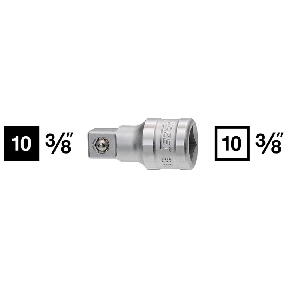 Verlängerung 8821-1 - Vierkant hohl 10 mm (3/8 Zoll) - Vierkant massiv 10 mm (3