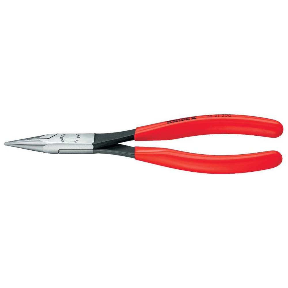 Montierzange flachrund 200 mm pol.m.Kst.Gr