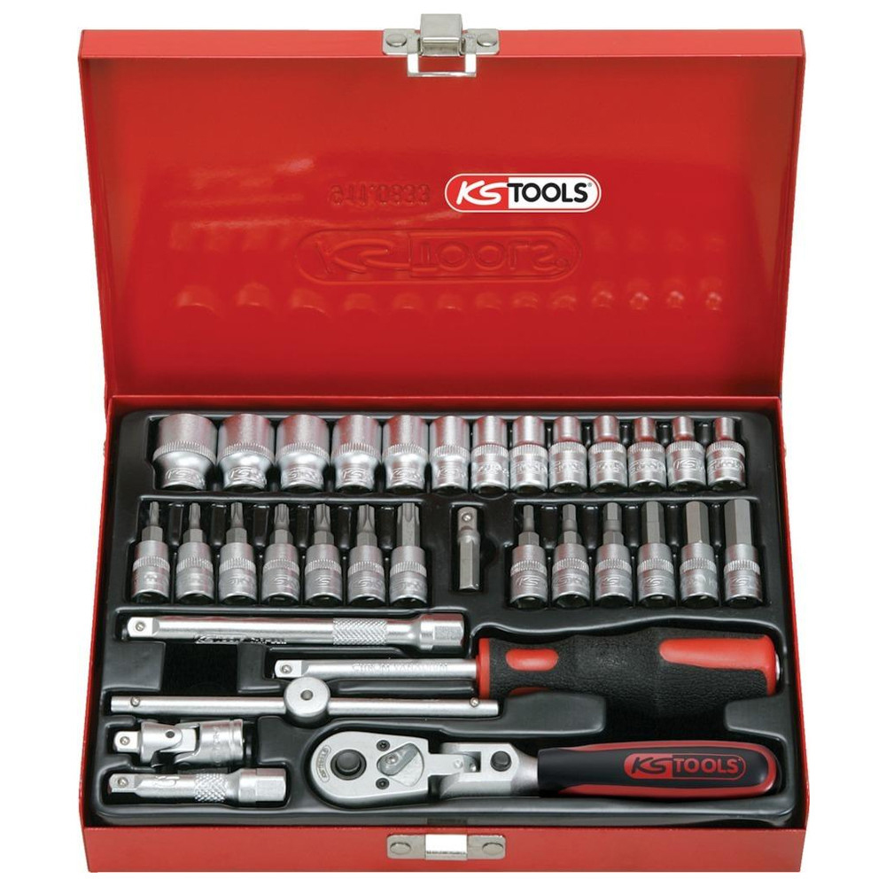 Steckschlüsselgarnitur 1/4" 33-teilig KS