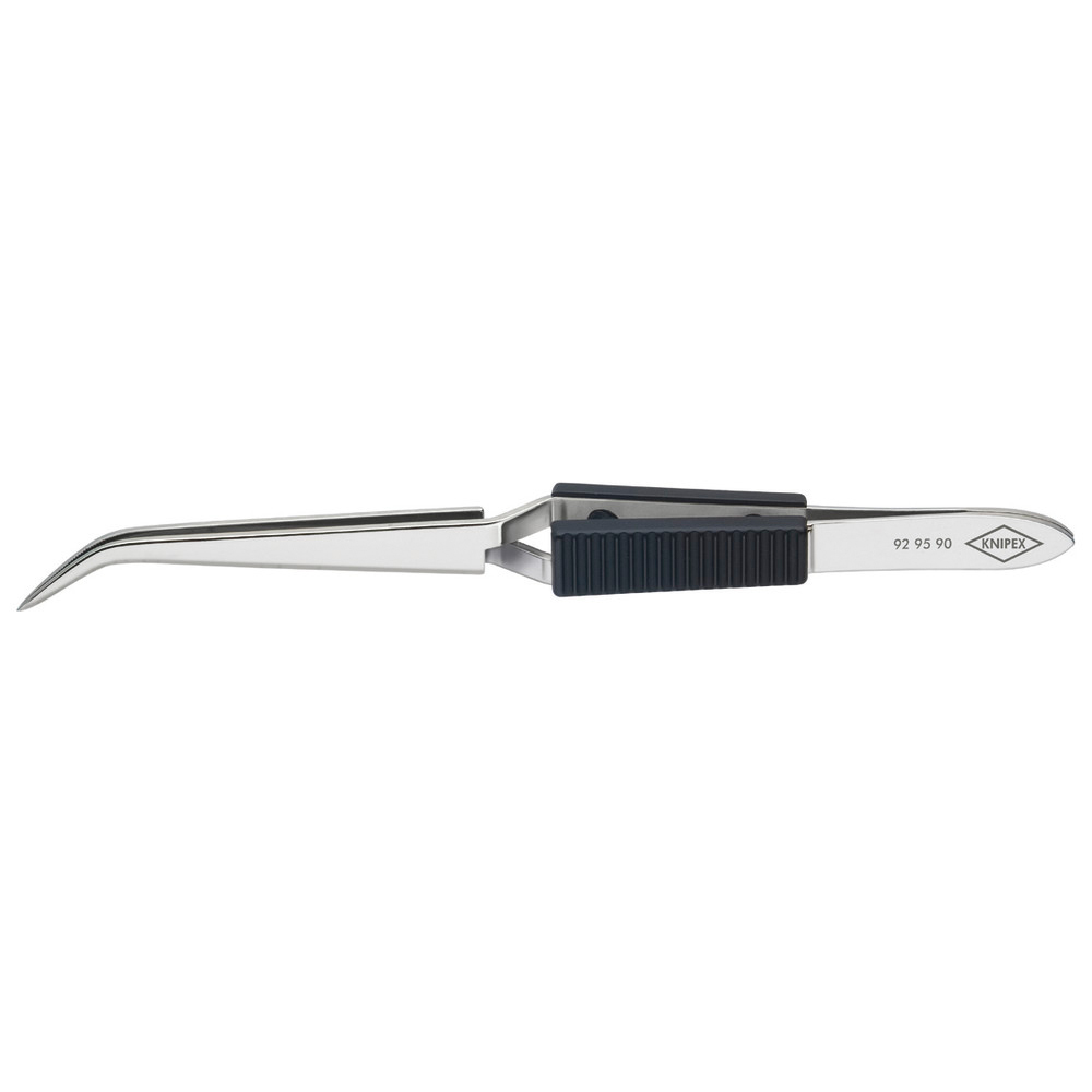 Kreuz-Pinzette spitz gebogen 160 mm vernickelt