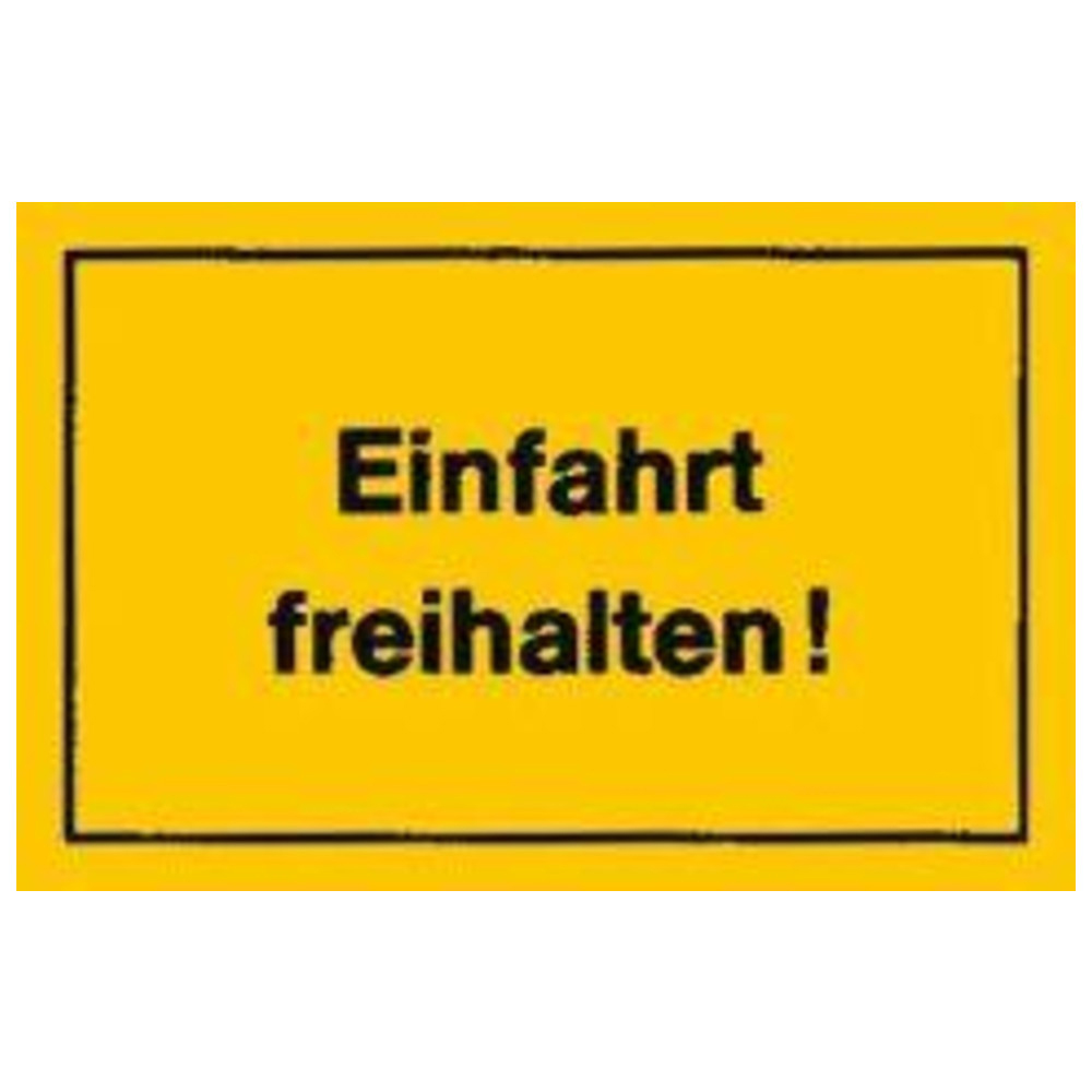 Verbotsschilder Einfahrt Freihalten