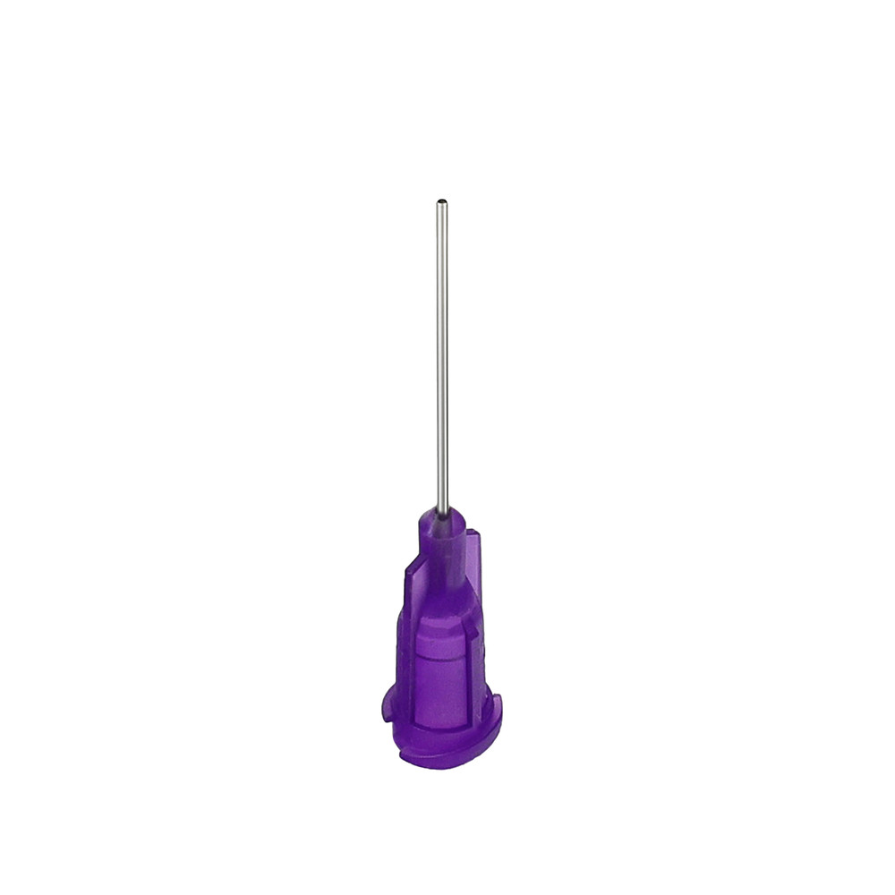 WETEC Dosiernadel, gerade, 1", 0,51 mm / Gauge 21, lila, Bild 2
