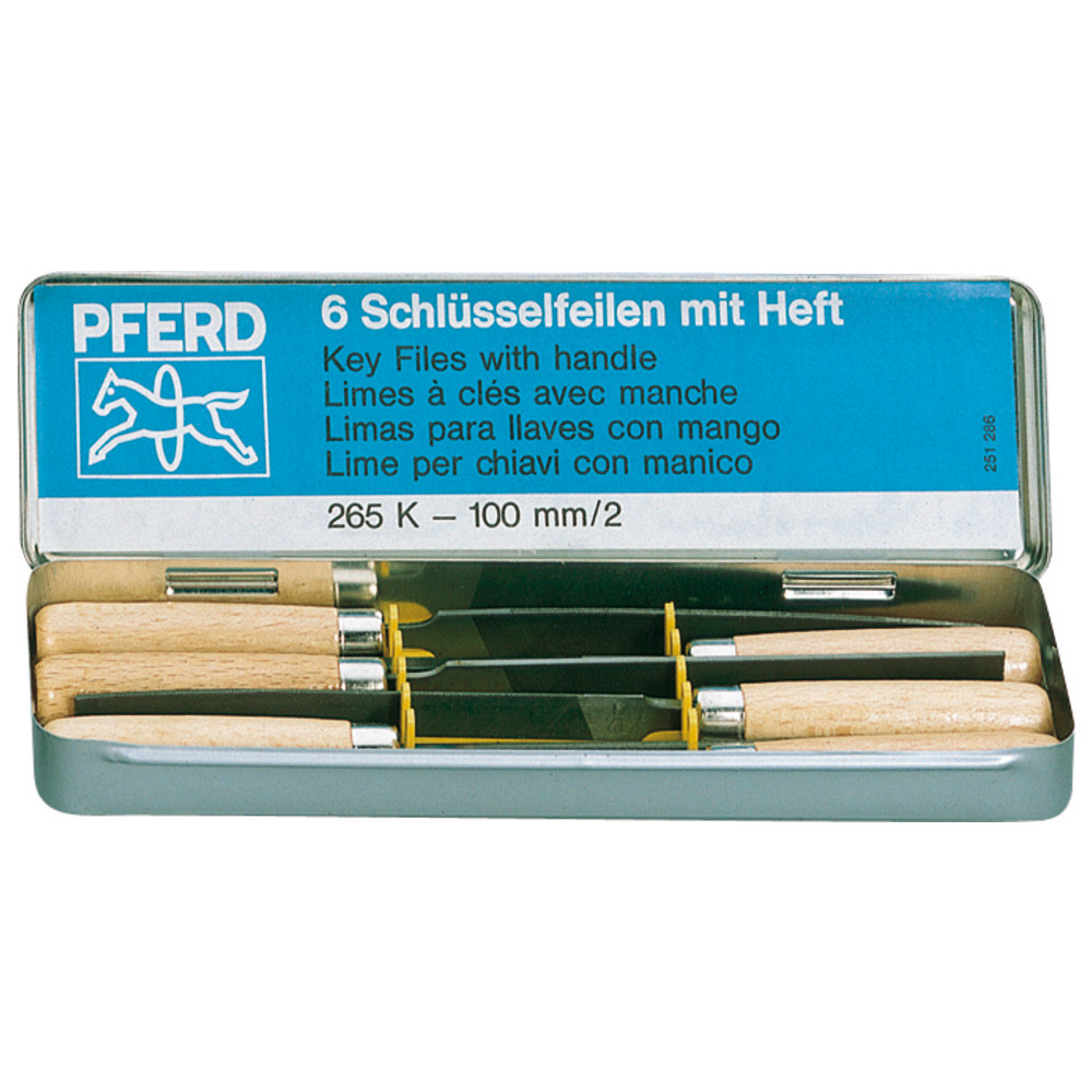 Schlüsselfeilen-Satz 6-teilig 100 mm H2
