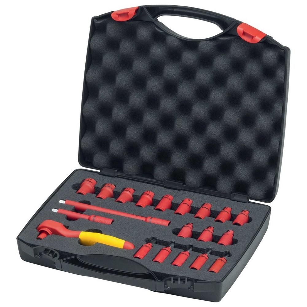 Steckschlüssel-Garnitur 1/4" VDE 20-teilig Wiha