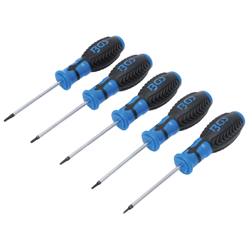 Schraubendreher-Satz Torx mit Bohrung T6-T10, 5-tlg.