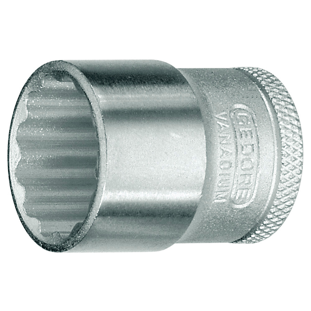 Steckschlüsseleinsatz DIN 3124, 3/8 ", 12-kant, UD-Profil, 6 mm