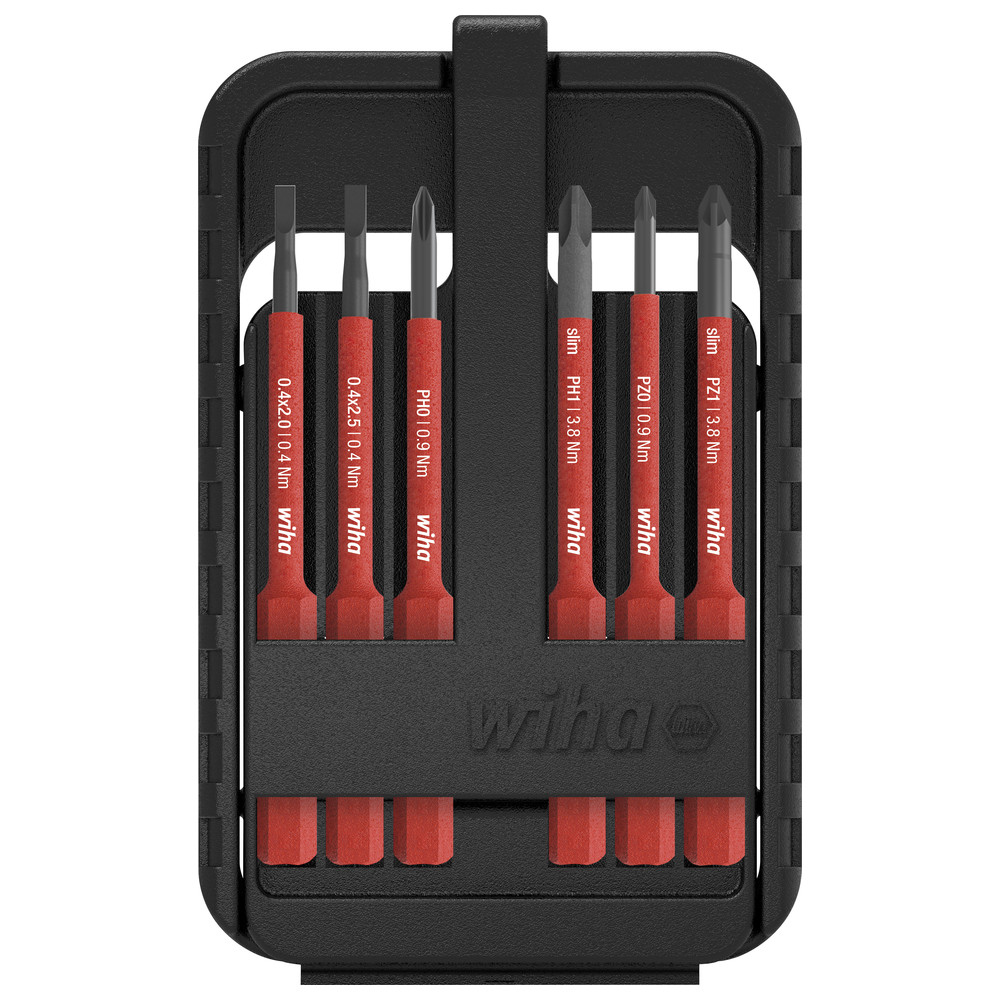 Bit Set slimBit electric, in slimBit-Box, SL, PH, PZ, 7-teilig