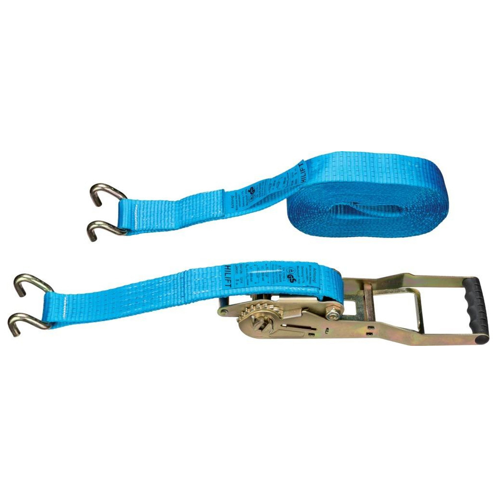 Langhebel-Zurrgurt 10 m 50 mm, 5 T, U-Haken