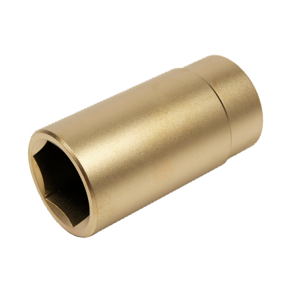 Steckschlüsseleinsatz 1/2", 6-kant, lange Ausführung, 10 mm, Länge 77 mm