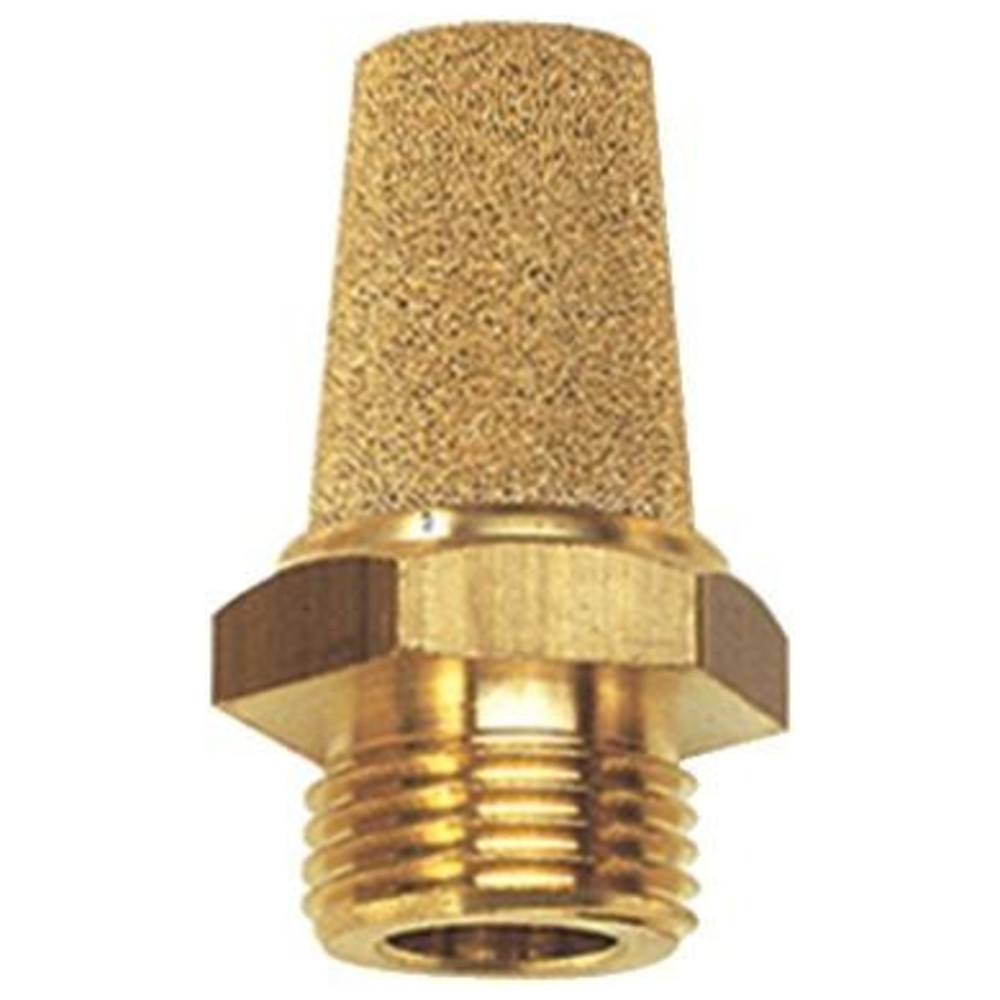 Sinterbronze-Schalldämpfer G1/2 MS-Sechskant und Gewinde