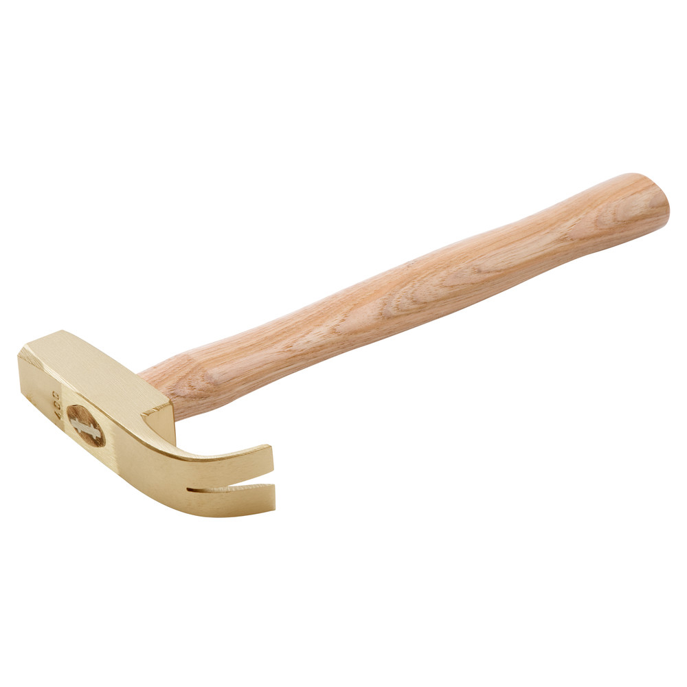 Klauenhammer funkenfrei, mit Hickorystiel, 300 g