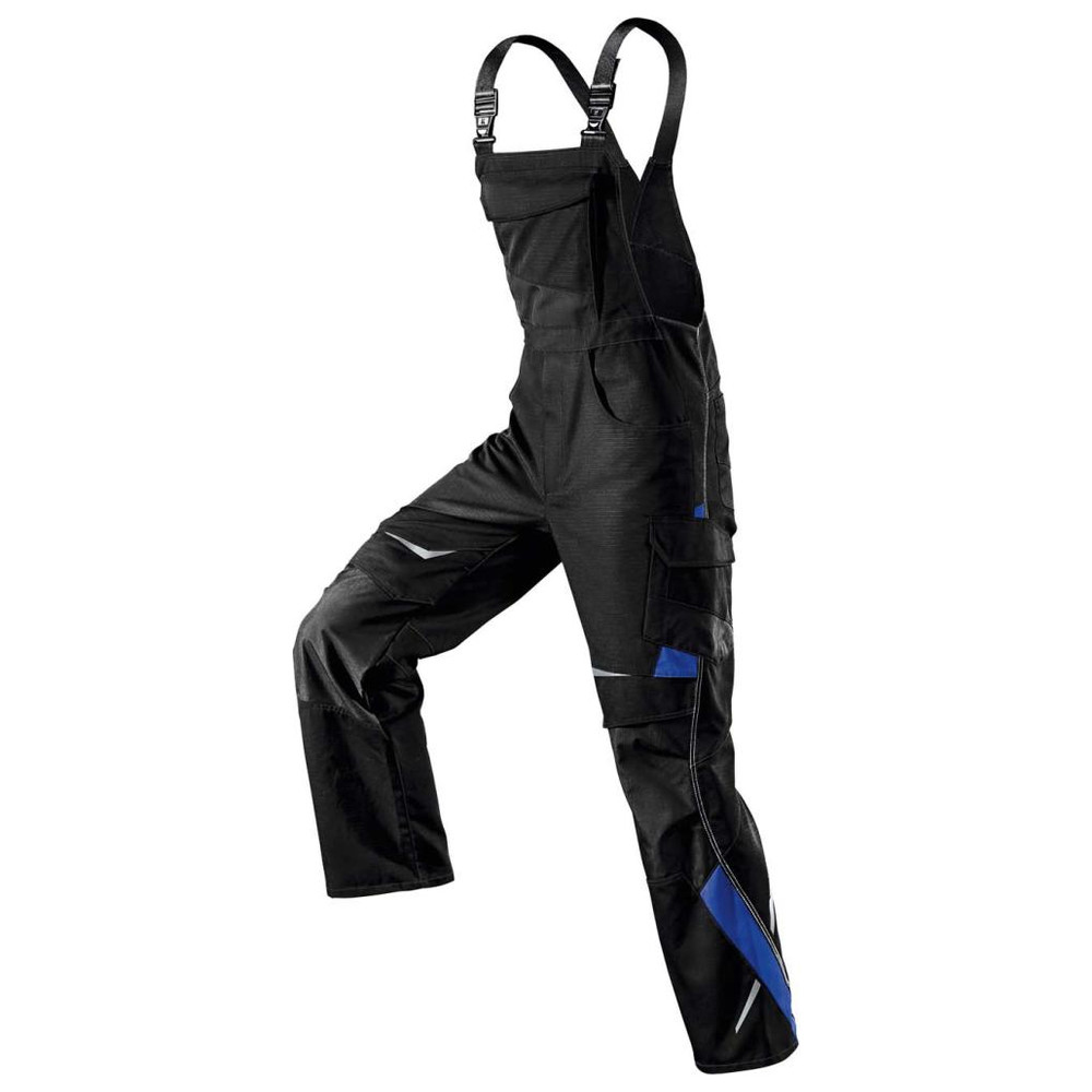 Latzhose Pulsschlag schwarz/kornblau, Gr. 26