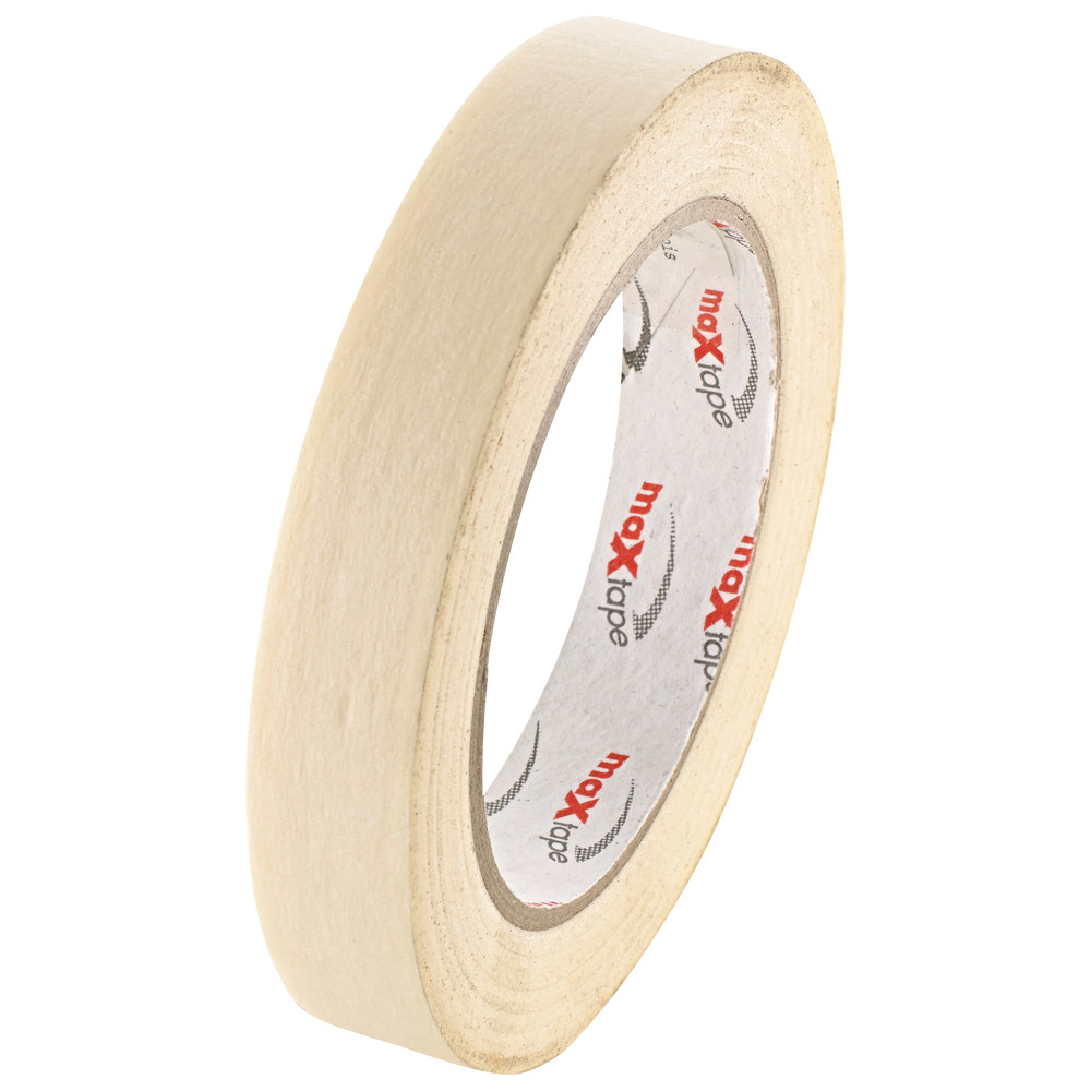 Kreppband maxtape, 50 mm x 50 m, chamois