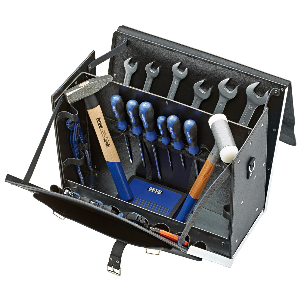 Werkzeug-Tasche Leder 450 x 190 x 340 mm
