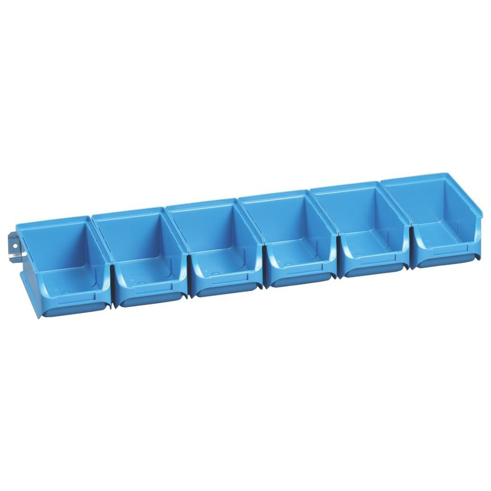 Sichtboxen-Set blau 613 x 165 x 75 mm