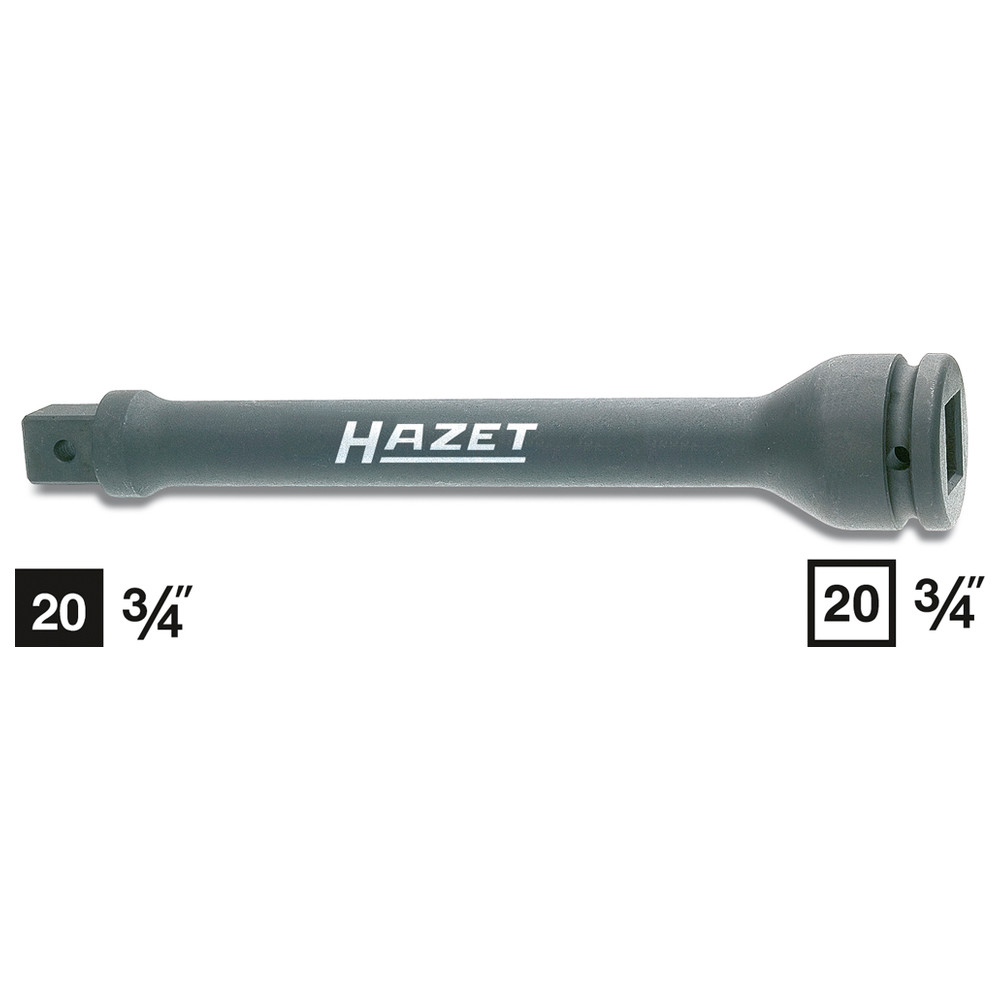 Schlag-, Maschinenschrauber-Verlängerung 1005S-13 - Vierkant hohl 20 mm (3/4 Zo