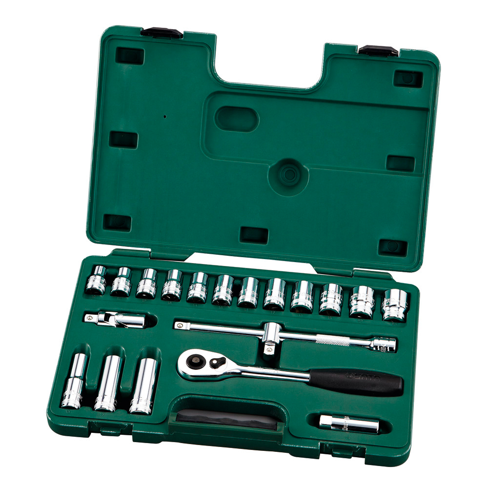 Steckschlüssel Garnitur 6kt 1/2" 20-tlg.