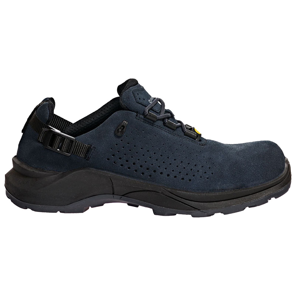 Abeba Sandale Trax Automotive, 38, Veloursleder, blau
