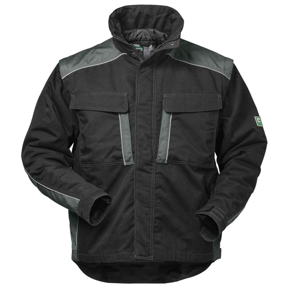Outdoorjacke Basel, Gr. 2XL, schwarz/grau