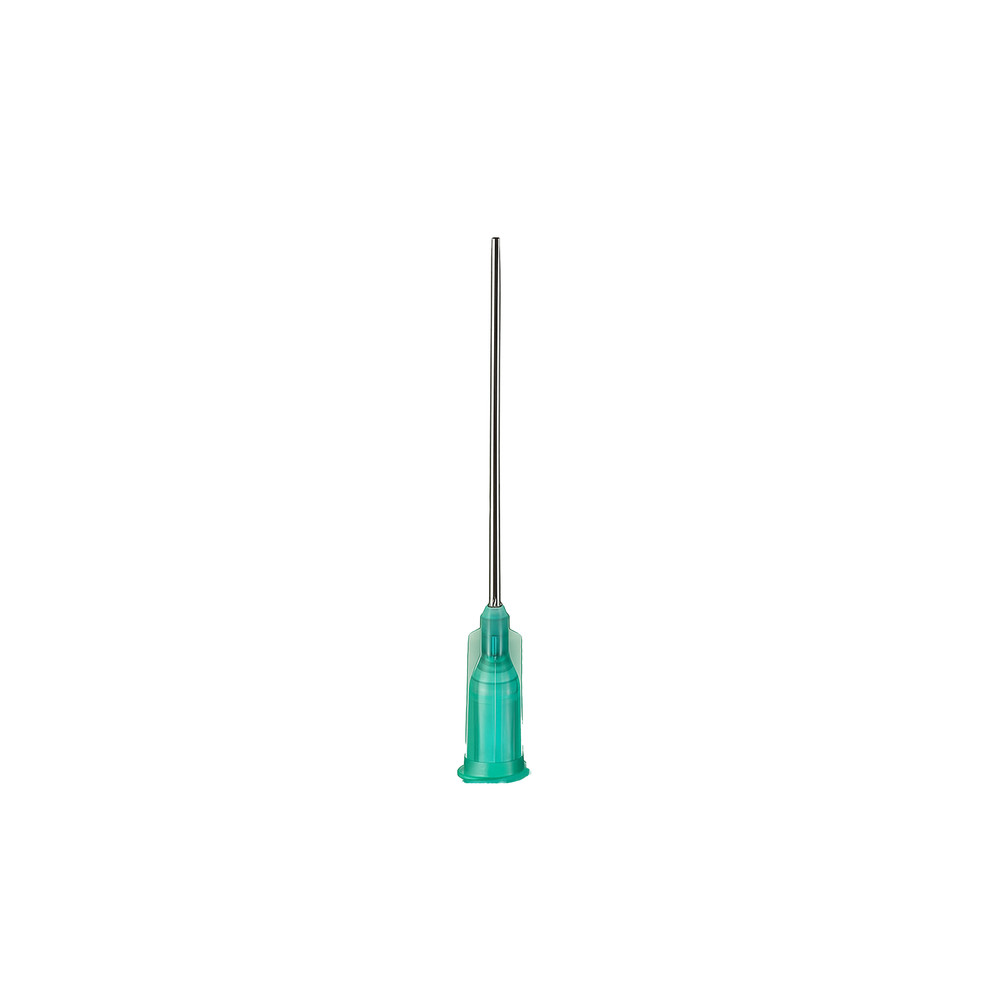 WETEC Dosiernadel, gerade, 1,5", 0,84 mm / Gauge 18, grün, Bild 2