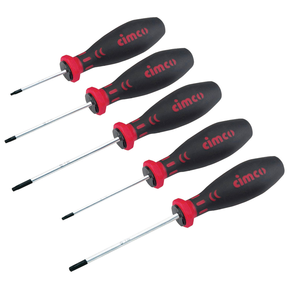 TORX Schraubendrehe Sortiment mit Bohrung 5 teilig