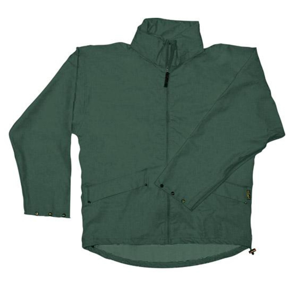 RegenjackeVoss, PU-Stretch, Gr. L, grün