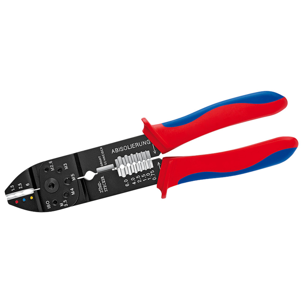 Kabelschuhdruckzange, 0,75 - 6 mm², 230 mm