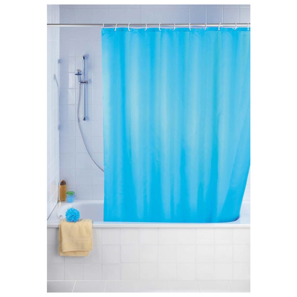 Duschvorhang 180 x 200 light blue anti-schimmel