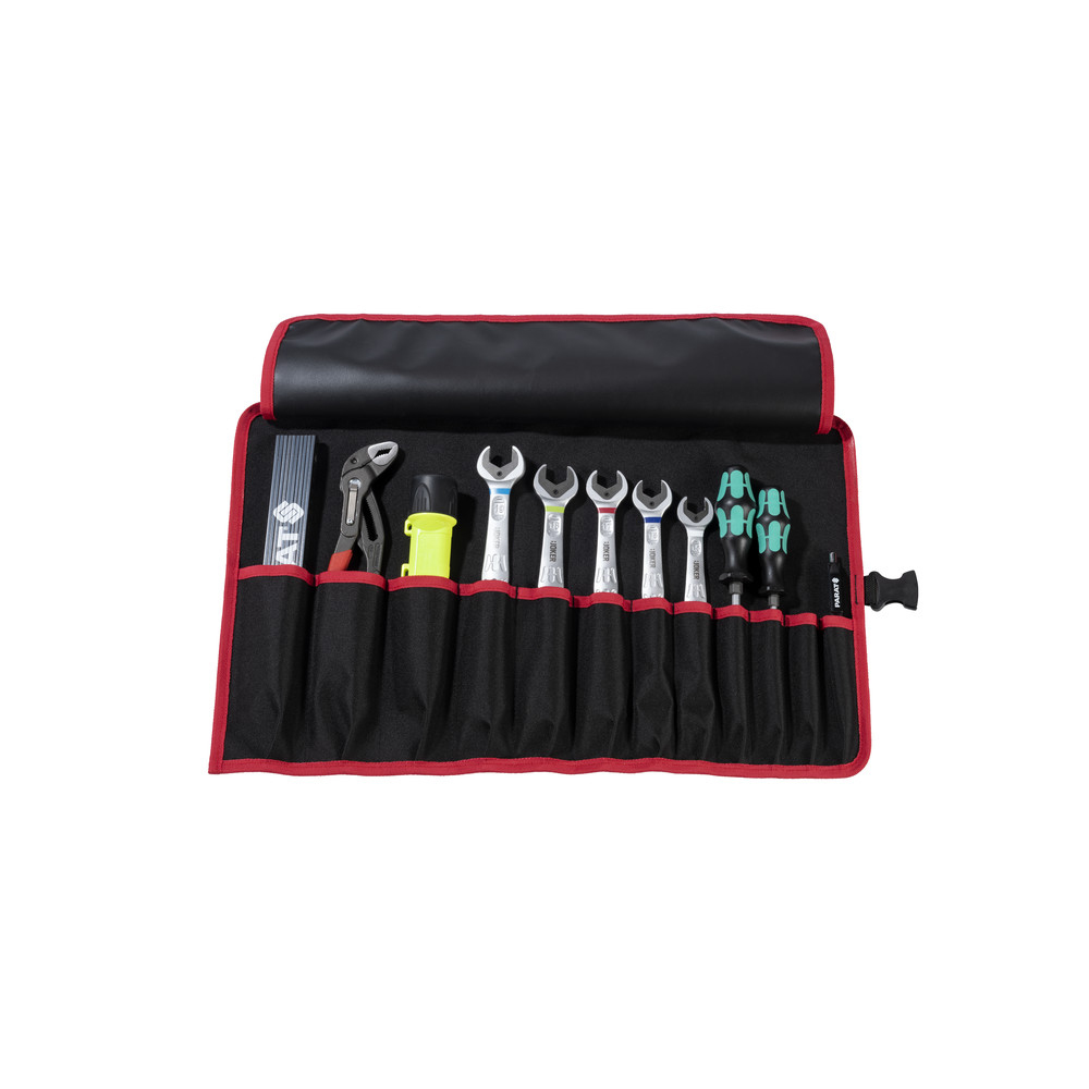 Werkzeug-Rolltasche, 12 Fächer, leer