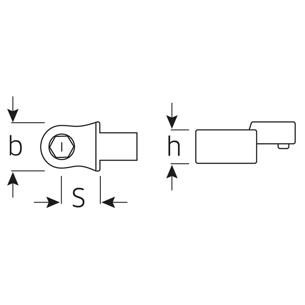 736 Bit-Halter-Einsteckwerkzeuge Gr. 10